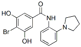84083-15-8,4-bromo-3,5-dihydroxy-N-[2-(1-pyrrolidinyl)phenyl]benzamide