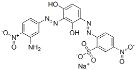 84099-99-0,sodium 2-[[3-[(3-amino-4-nitrophenyl)azo]-2,4-dihydroxyphenyl]azo]-5-nitrobenzenesulphonate
