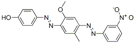 84100-06-1,4-[[2-methoxy-5-methyl-4-[(3-nitrophenyl)azo]phenyl]azo]phenol