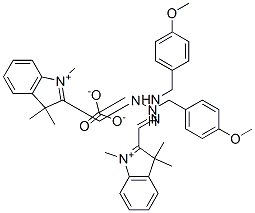 84100-09-4,bis[2-[[(p-methoxyphenyl)methylhydrazono]methyl]-1,3,3-trimethyl-3H-indolium] carbonate