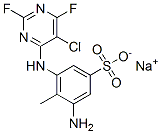 84100-32-3,sodium 2-amino-6-[(5-chloro-2,6-difluoro-4-pyrimidinyl)amino]toluene-4-sulphonate