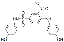 84100-91-4,N-(4-hydroxyphenyl)-4-[(4-hydroxyphenyl)amino]-3-nitrobenzenesulphonamide