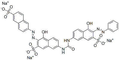 84119-58-4,4-hydroxy-7-[[[[5-hydroxy-6-(phenylazo)-7-sulpho-2-naphthyl]amino]carbonyl]amino]-3-[(6-sulpho-2-naphthyl)azo]naphthalene-2-sulphonic acid, sodium salt