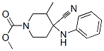 84145-24-4,methyl 4-cyano-3-methyl-4-(phenylamino)piperidine-1-carboxylate