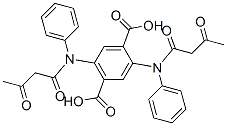 84145-39-1,2,5-bis[(1,3-dioxobutyl)phenylamino]terephthalic acid