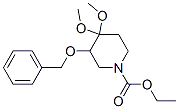 84176-72-7,ethyl 4,4-dimethoxy-3-(phenylmethoxy)piperidine-1-carboxylate