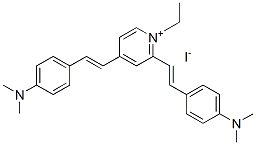 84195-77-7,2,4-bis[2-[4-(dimethylamino)phenyl]vinyl]-1-ethylpyridinium iodide