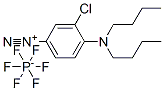 84196-01-0,3-chloro-4-(dibutylamino)benzenediazonium hexafluorophosphate(1-)