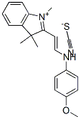 84196-24-7,2-[2-[(4-methoxyphenyl)amino]vinyl]-1,3,3-trimethyl-3H-indolium thiocyanate