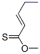 84307-99-3,methyl pent-2-enethioate