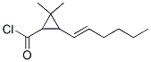 84386-00-5,Cyclopropanecarbonyl chloride, 3-(1-hexenyl)-2,2-dimethyl- (9CI)