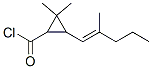 84386-06-1,Cyclopropanecarbonyl chloride, 2,2-dimethyl-3-(2-methyl-1-pentenyl)- (9CI)