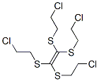 84400-71-5,1,1,2,2-tetrakis(2-chloroethylsulfanyl)ethene