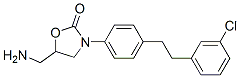 84459-91-6,5-(aminomethyl)-3-[4-[2-(3-chlorophenyl)ethyl]phenyl]oxazolidin-2-one