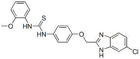 84484-07-1,3-[4-[(5-chloro-3H-benzoimidazol-2-yl)methoxy]phenyl]-1-(2-methoxyphen yl)thiourea