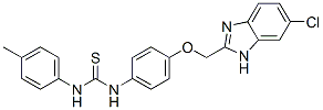 84484-08-2,1-[4-[(5-chloro-3H-benzoimidazol-2-yl)methoxy]phenyl]-3-(4-methylpheny l)thiourea