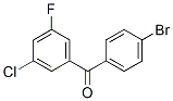 844879-12-5,4-BROMO-3'-CHLORO-5'-FLUOROBENZOPHENONE