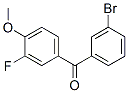 844879-54-5,3-BROMO-3'-FLUORO-4'-METHOXYBENZOPHENONE