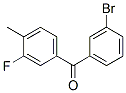 844879-55-6,3-BROMO-3'-FLUORO-4'-METHYLBENZOPHENONE
