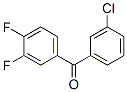 844884-94-2,3-CHLORO-3',4'-DIFLUOROBENZOPHENONE