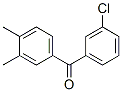 844884-97-5,3-CHLORO-3',4'-DIMETHYLBENZOPHENONE
