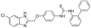 84494-46-2,3-[4-[(5-chloro-3H-benzoimidazol-2-yl)methoxy]phenyl]-1-(2-phenylpheny l)thiourea
