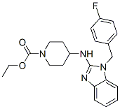 84501-68-8,Ethyl 4-[[1-[(4-fluorophenyl)methyl]-1H-benzimidazol-2-yl]amino]piperidine-1-carboxylate