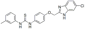 84502-14-7,3-[4-[(5-chloro-3H-benzoimidazol-2-yl)methoxy]phenyl]-1-(3-methylpheny l)thiourea