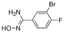 845866-56-0,3-BROMO-4-FLUOROBENZAMIDOXIME