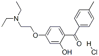84604-83-1,[4-[2-(diethylamino)ethoxy]-2-hydroxyphenyl] (4-methylphenyl) ketone hydrochloride
