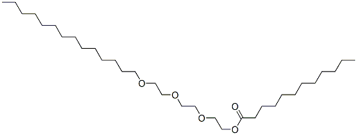 84605-13-0,2-[2-[2-(tetradecyloxy)ethoxy]ethoxy]ethyl laurate