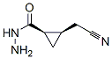 84673-58-5,Cyclopropanecarboxylic acid, 2-(cyanomethyl)-, hydrazide, cis- (9CI)