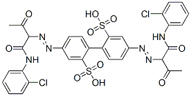 84682-06-4,4,4'-bis[[1-[[(2-chlorophenyl)amino]carbonyl]-2-oxopropyl]azo][1,1'-biphenyl]-2,2'-disulphonic acid