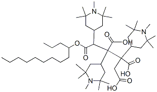 84696-72-0,1,2,3-tris(1,2,2,6,6-pentamethyl-4-piperidyl) 4-tridecyl butane-1,2,3,4-tetracarboxylate