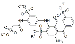 84696-92-4,tetrapotassium 5-amino-9,10-dihydro-9,10-dioxo-8-[[3-sulphonato-4-[(sulphonatoacetyl)amino]phenyl]amino]anthracene-1,7-disulphonate