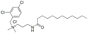 84697-06-3,(2,4-dichlorobenzyl)dimethyl[3-[(1-oxododecyl)amino]propyl]ammonium chloride