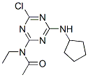 84712-79-8,N-[4-chloro-6-(cyclopentylamino)-1,3,5-triazin-2-yl]-N-ethylacetamide