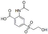 84712-88-9,2-(acetamido)-4-[(2-hydroxyethyl)sulphonyl]benzoic acid