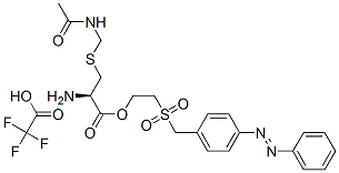 84712-95-8,2-[[p-(phenylazo)benzyl]sulphonyl]ethyl S-(acetamidomethyl)-L-cysteinate, mono(trifluoroacetate)