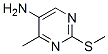 847139-63-3,5-Pyrimidinamine,  4-methyl-2-(methylthio)-