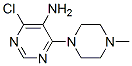84762-68-5,4-CHLORO-6-(4-METHYL-PIPERAZIN-1-YL)-PYRIMIDIN-5-YLAMINE
