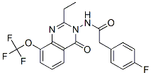 848027-38-3,Benzeneacetamide,  N-[2-ethyl-4-oxo-8-(trifluoromethoxy)-3(4H)-quinazolinyl]-4-fluoro-