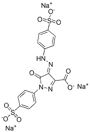 84842-94-4,trisodium (4Z)-5-oxo-1-(4-sulfonatophenyl)-4-[(4-sulfonatophenyl)hydrazinylidene]pyrazole-3-carboxylate