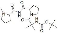 84902-97-6,tert-butyl N-[2-methyl-1-[(2S)-2-[[(2S)-1-methylpyrrolidine-2-carbonyl ]carbamoyl]pyrrolidin-1-yl]-1-oxo-propan-2-yl]carbamate