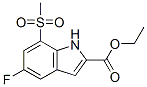 849035-86-5,Ethyl 5-fluoro-7-(methylsulphonyl)-1H-indole-2-carboxylate
