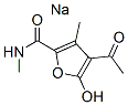 84912-09-4,sodium 4-acetyl-5-hydroxy-N,3-dimethylfuran-2-carboxamidate