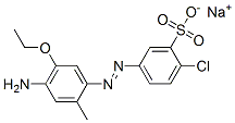 84912-15-2,sodium 5-[(4-amino-5-ethoxy-o-tolyl)azo]-2-chlorobenzenesulphonate