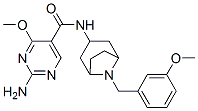 84923-29-5,2-amino-4-methoxy-N-[8-[(3-methoxyphenyl)methyl]-8-azabicyclo[3.2.1]oc t-3-yl]pyrimidine-5-carboxamide