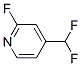 84940-51-2,Pyridine, 4-(difluoromethyl)-2-fluoro- (9CI)