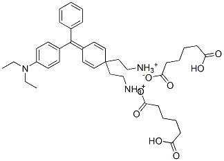 84962-81-2,[4-[[4-(diethylamino)phenyl]phenylmethylene]-2,5-cyclohexadien-1-ylidene]diethylammonium hydrogen adipate